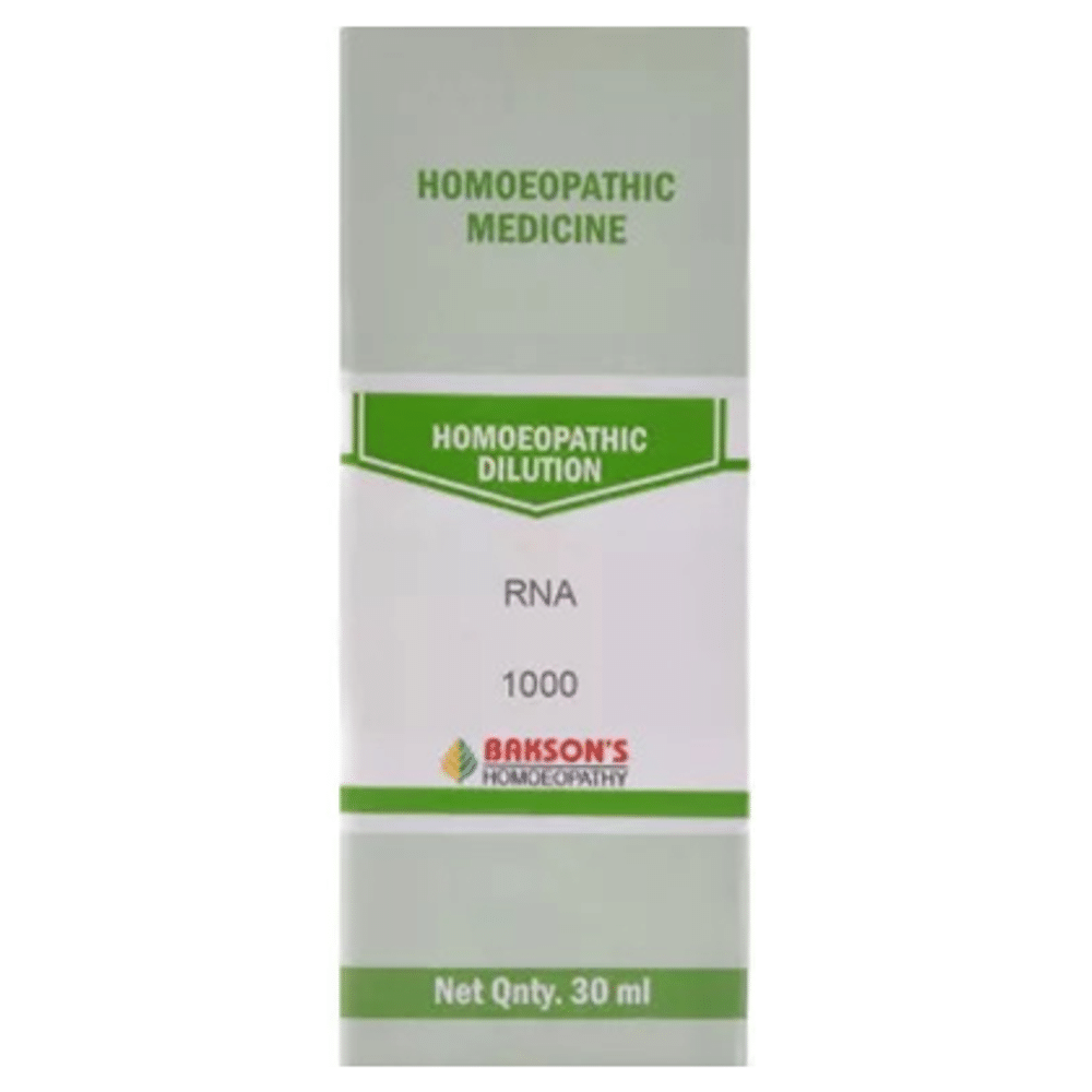 Bakson's Homeopathy RNA Dilution 1000 CH Bakson's Homeopathy RNA Dilution 1000 CH