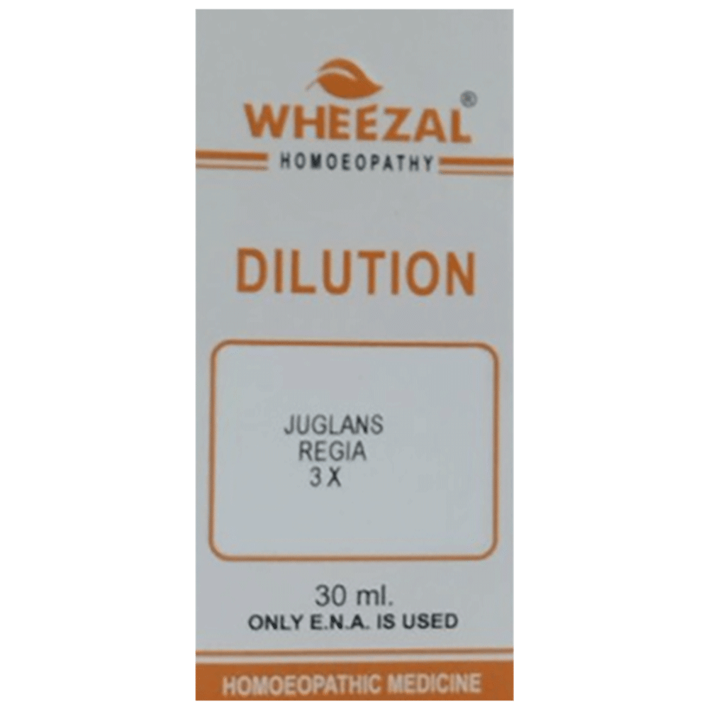 Wheezal Juglans R Dilution 3X Wheezal Juglans R Dilution 3X