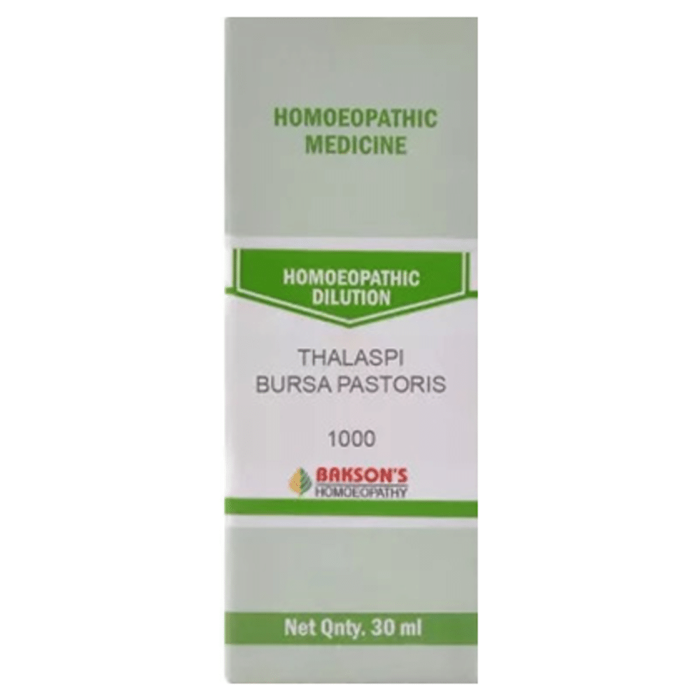 Bakson's Homeopathy Thalaspi Bursa Pastoris Dilution 1000 CH Bakson's Homeopathy Thalaspi Bursa Pastoris Dilution 1000 CH