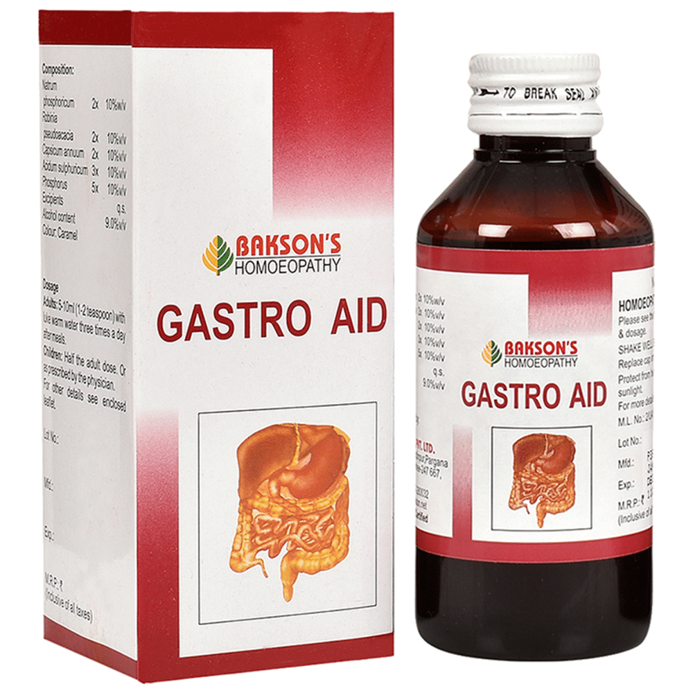 Bakson's Homeopathy Gastro Aid Syrup Bakson's Homeopathy Gastro Aid Syrup