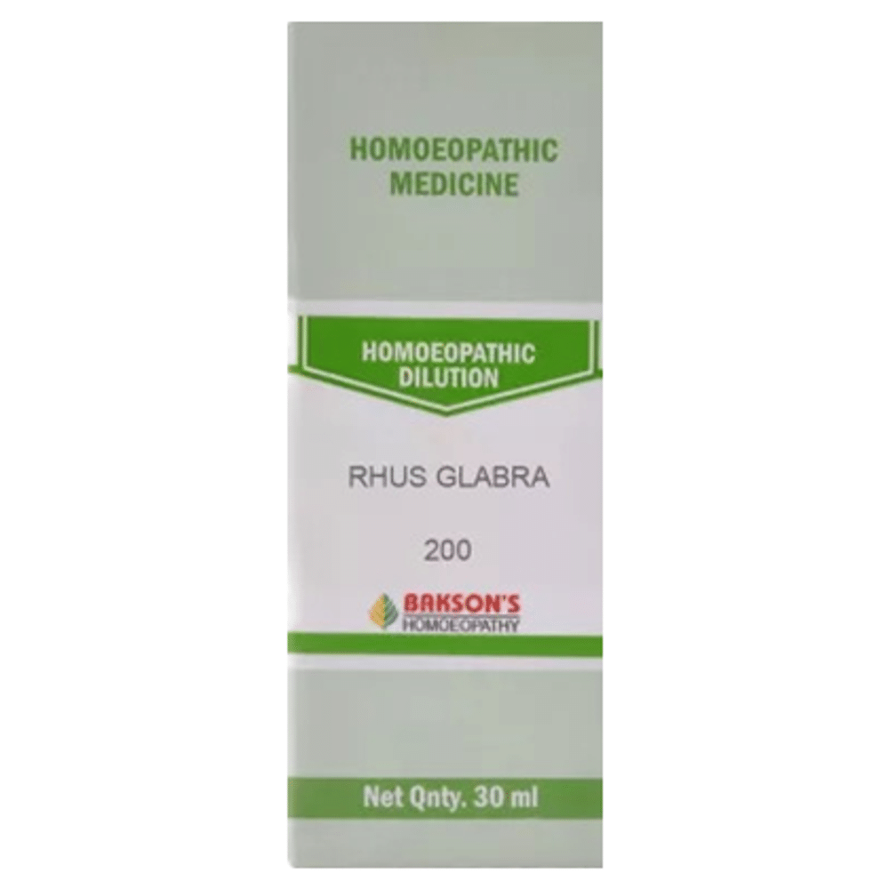 Bakson's Homeopathy Rhus Glabra Dilution 200 Bakson's Homeopathy Rhus Glabra Dilution 200