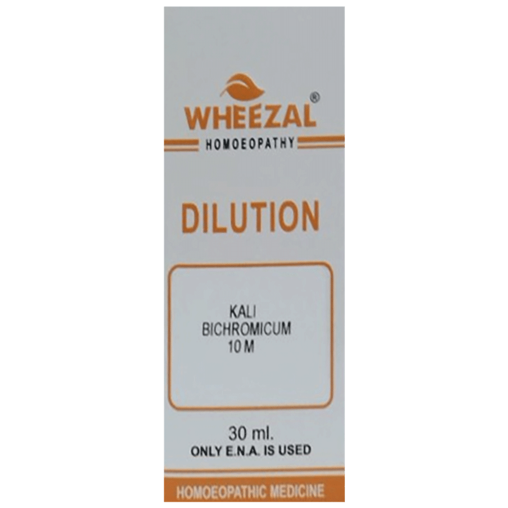 Wheezal Kali Bichromicum Dilution 10M Wheezal Kali Bichromicum Dilution 10M