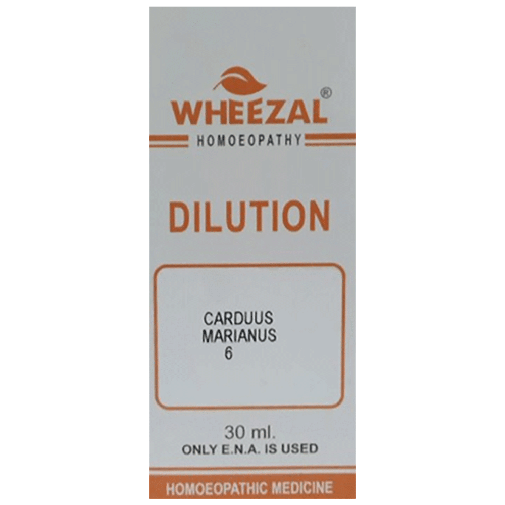 Wheezal Carduus Marianus Dilution 6 Wheezal Carduus Marianus Dilution 6