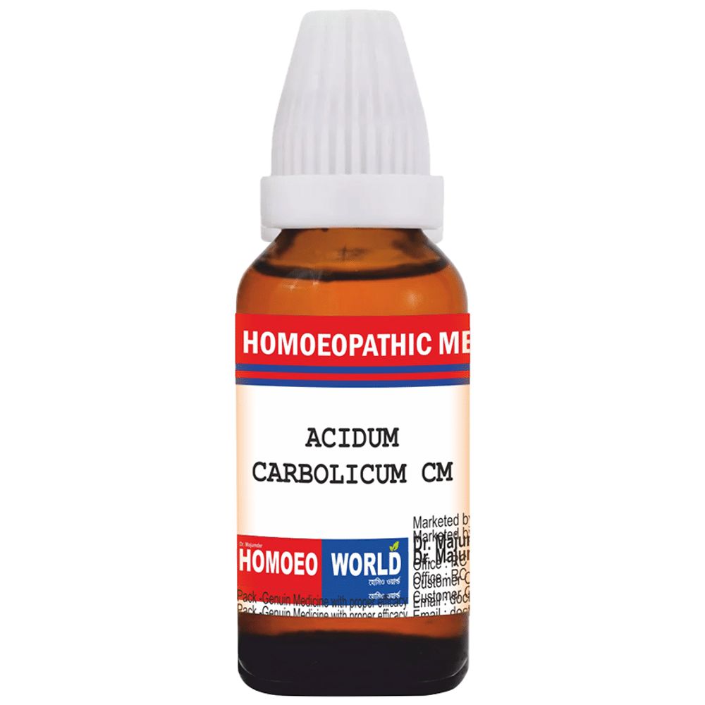 Dr. Majumder Homeo World Acidum Carbolicum (30ml Each) CM Dr. Majumder Homeo World Acidum Carbolicum (30ml Each) CM