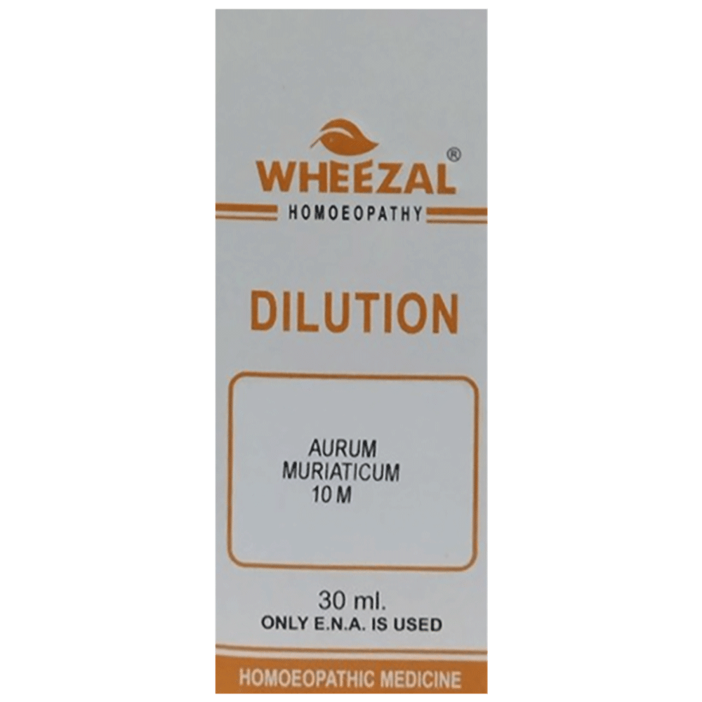 Wheezal Aurum Muriaticum Dilution 10M Wheezal Aurum Muriaticum Dilution 10M