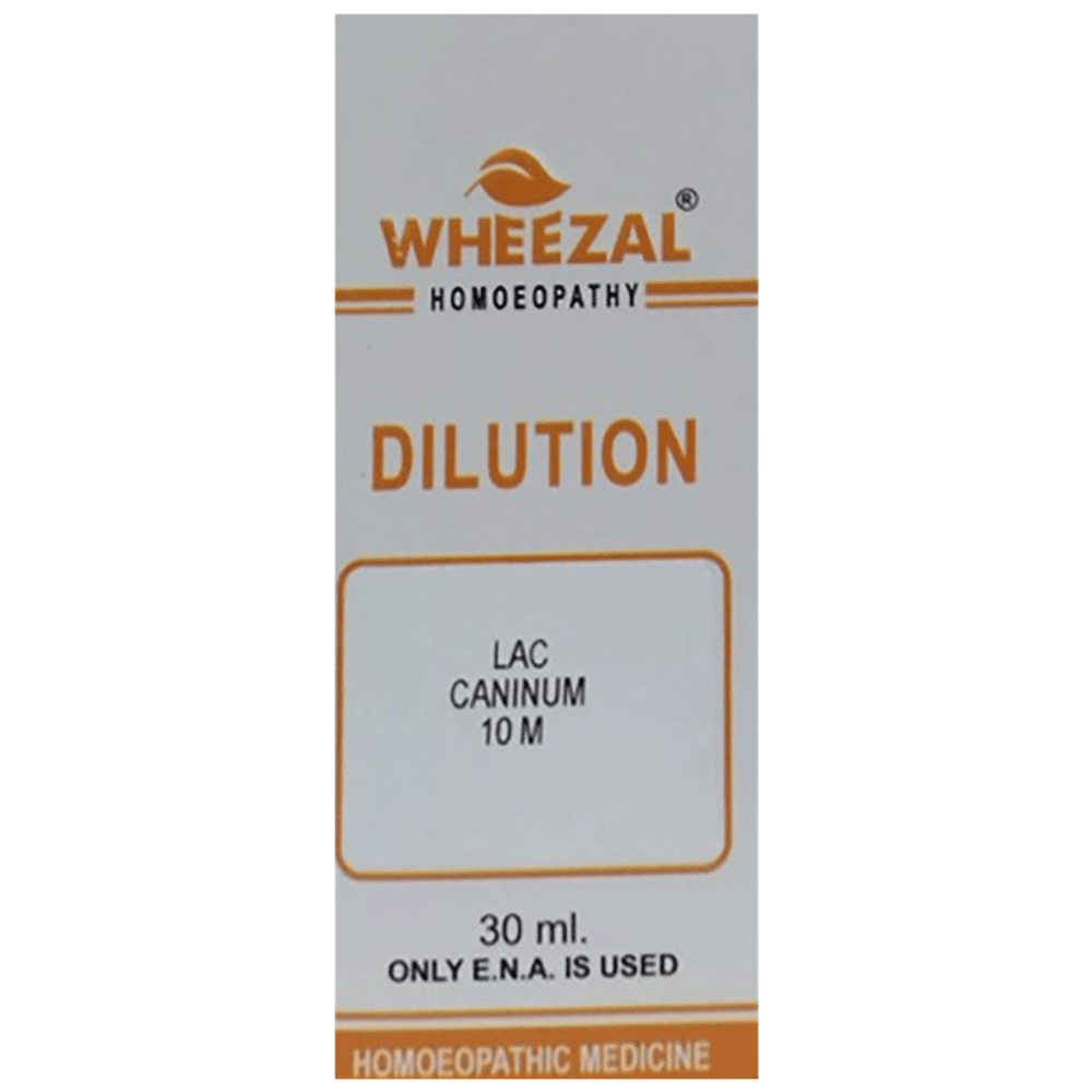 Wheezal Lac Caninum Dilution 10M Wheezal Lac Caninum Dilution 10M