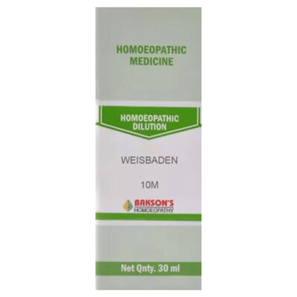 Bakson's Homeopathy Weisbaden  Dilution 10M