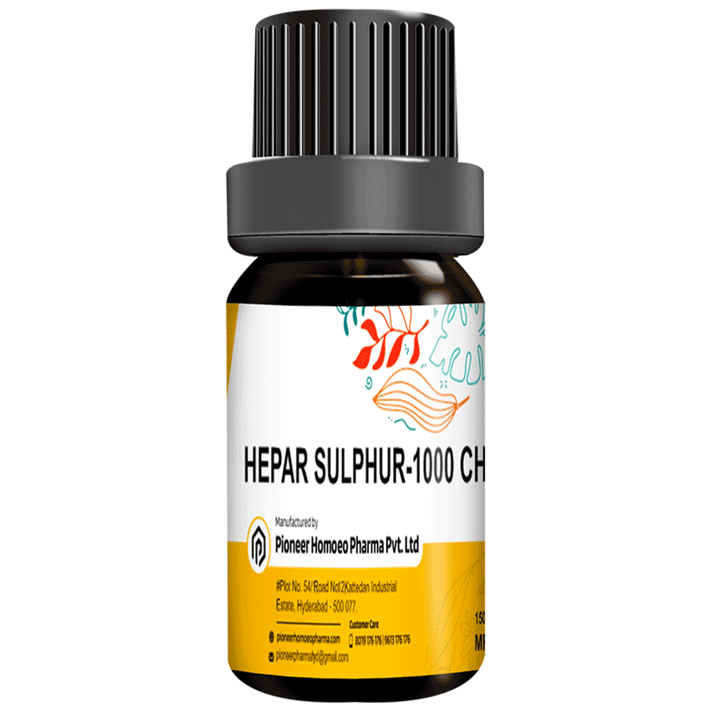 Pioneer Pharma Hepar Sulphur Pellets 1000 CH Pioneer Pharma Hepar Sulphur Pellets 1000 CH
