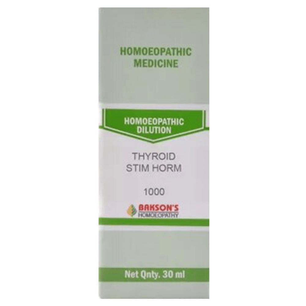 Bakson's Homeopathy Thyroid Stim Horm Dilution 1000 CH Bakson's Homeopathy Thyroid Stim Horm Dilution 1000 CH