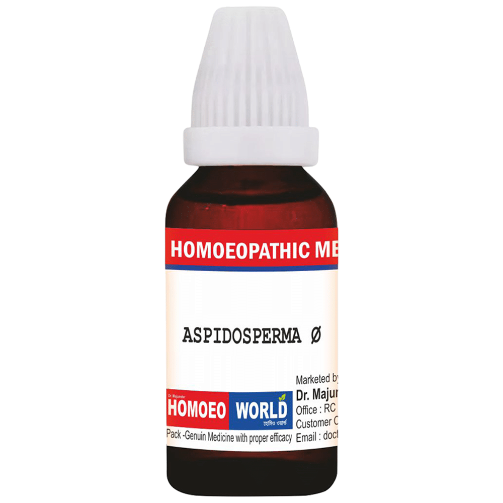Dr. Majumder Homeo World Aspidosperma Q Mother Tincher(30ml Each) Dr. Majumder Homeo World Aspidosperma Q Mother Tincher(30ml Each)