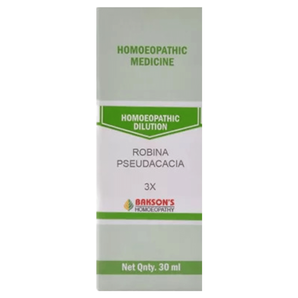 Bakson's Homeopathy Robina Pseudacacia Dilution 3X Bakson's Homeopathy Robina Pseudacacia Dilution 3X