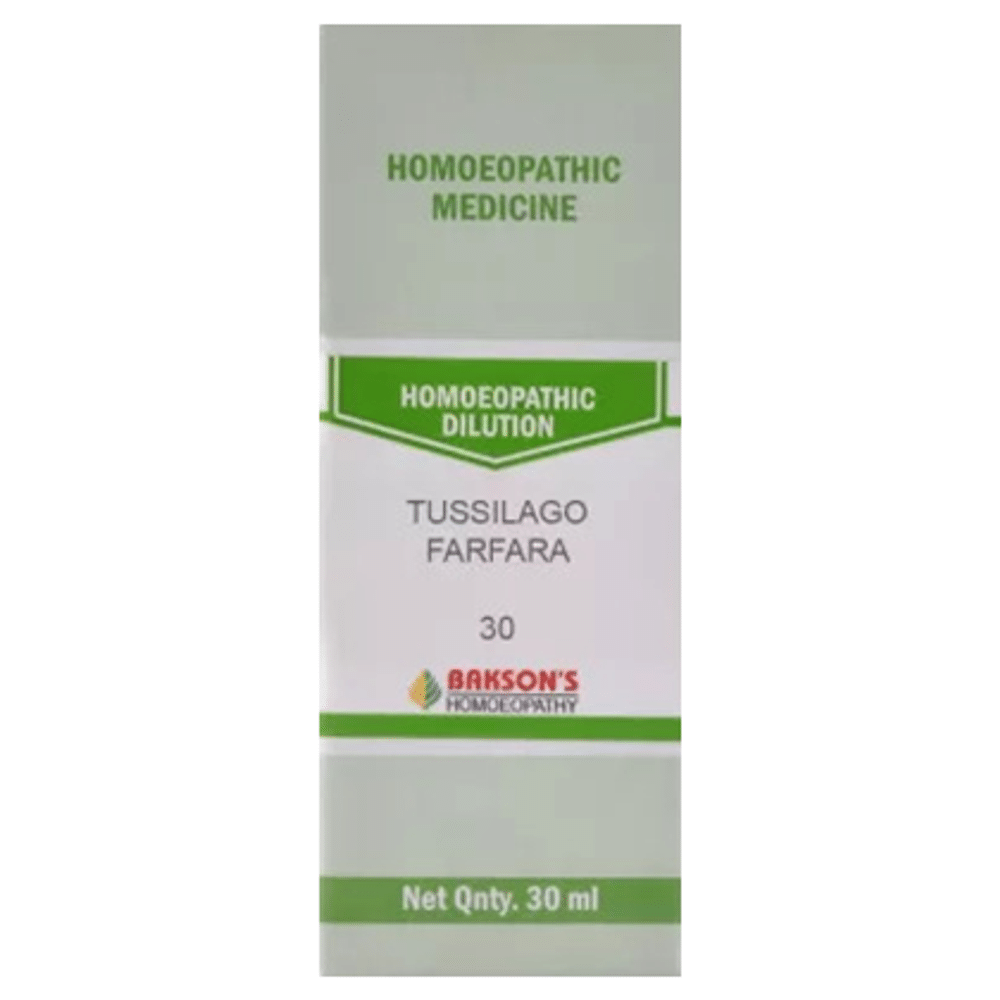 Bakson's Homeopathy Tussilago Farfara Dilution 30 Bakson's Homeopathy Tussilago Farfara Dilution 30