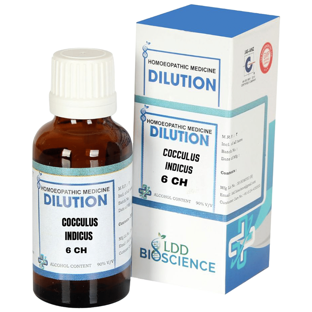 LDD Bioscience Cocculus Indicus Dilution 6 CH LDD Bioscience Cocculus Indicus Dilution 6 CH