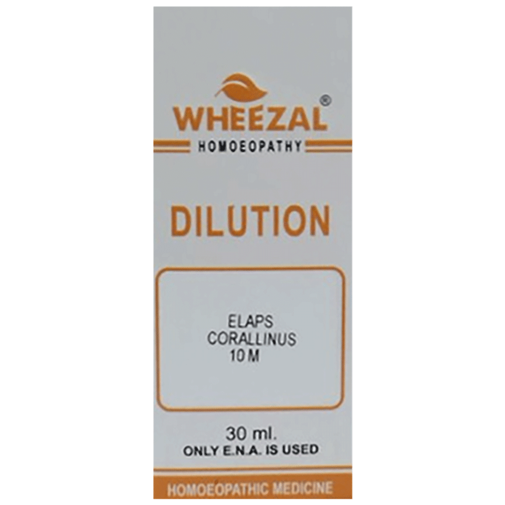Wheezal Elaps Corallinus Dilution 10M Wheezal Elaps Corallinus Dilution 10M