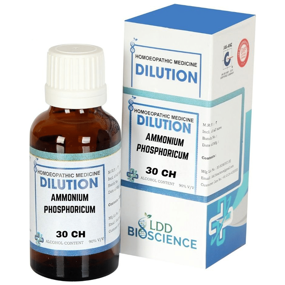 LDD Bioscience Ammonium Phosphoricum Dilution 30 CH LDD Bioscience Ammonium Phosphoricum Dilution 30 CH