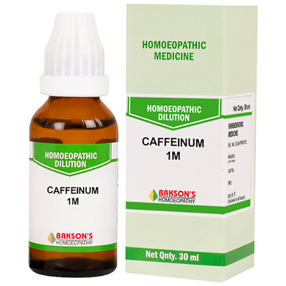 Bakson's Homeopathy Caffeinum Dilution 1M Bakson's Homeopathy Caffeinum Dilution 1M