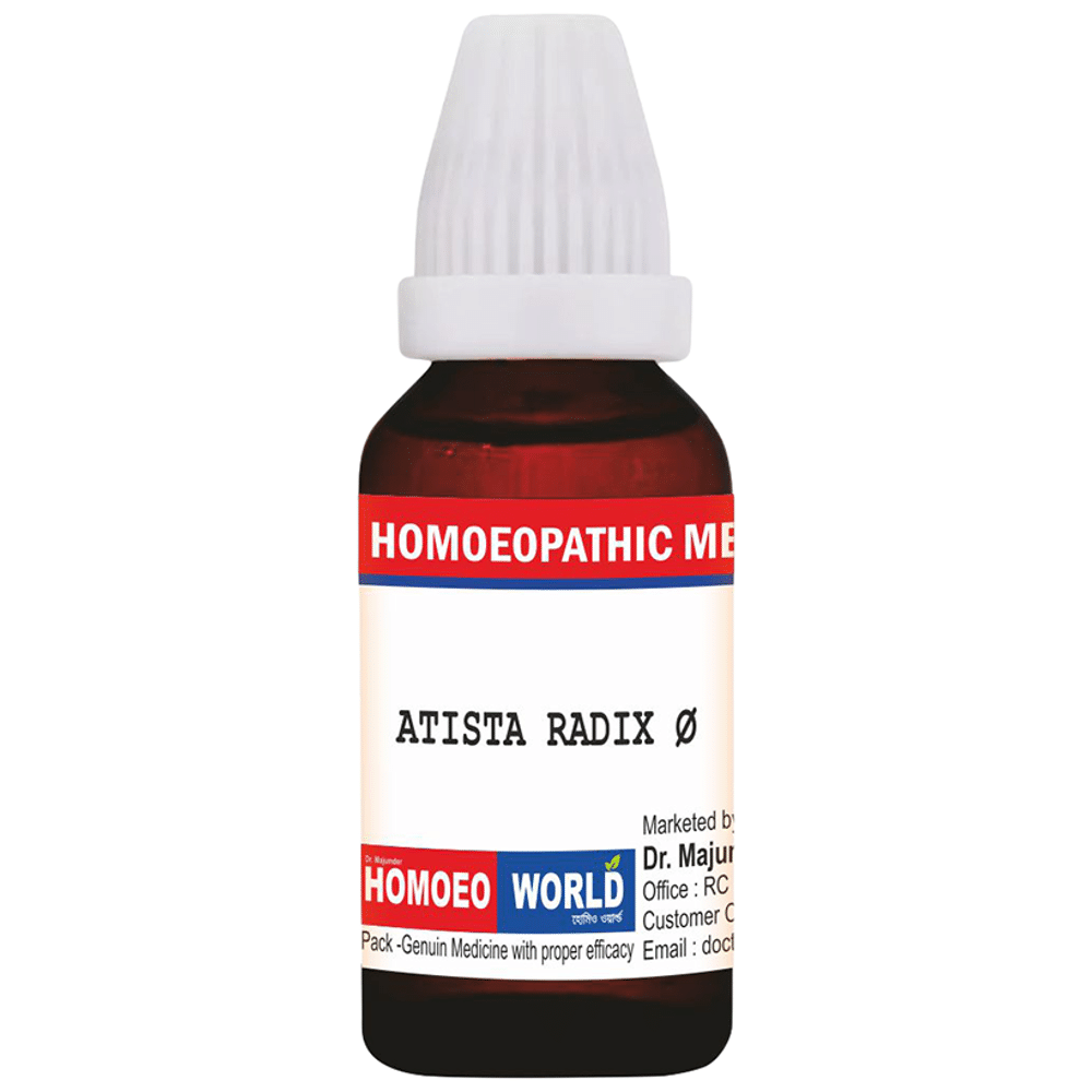 Dr. Majumder Homeo World Atista Radix Q Mother Tincher(30ml Each) Dr. Majumder Homeo World Atista Radix Q Mother Tincher(30ml Each)