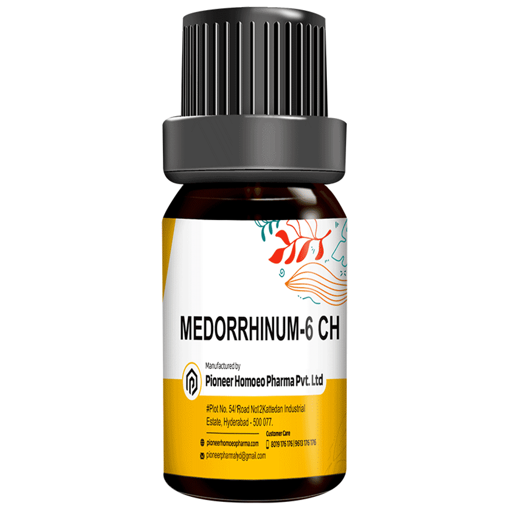 Pioneer Pharma Medorrhinum Globules Pellets Multidose Pills 6 CH Pioneer Pharma Medorrhinum Globules Pellets Multidose Pills 6 CH