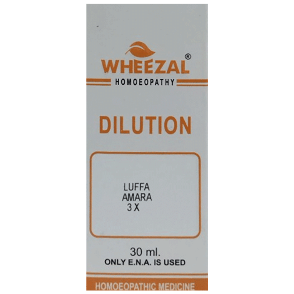 Wheezal Luffa Amara Dilution 3X Wheezal Luffa Amara Dilution 3X