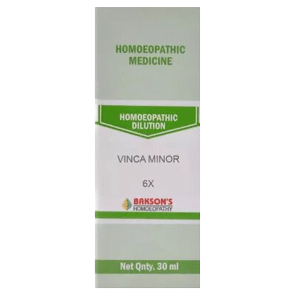 Bakson's Homeopathy Vinca Minor Dilution 6X