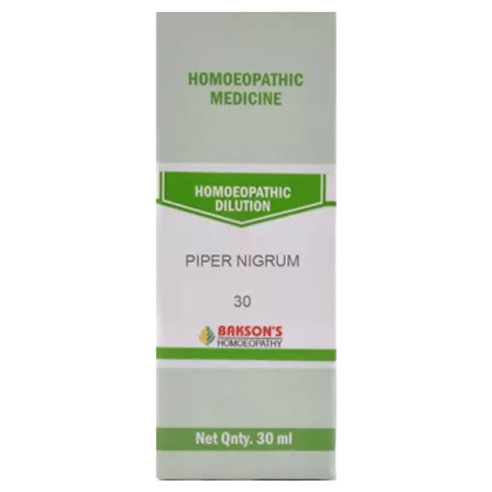 Bakson's Homeopathy Piper Nigrum Dilution 30 Bakson's Homeopathy Piper Nigrum Dilution 30