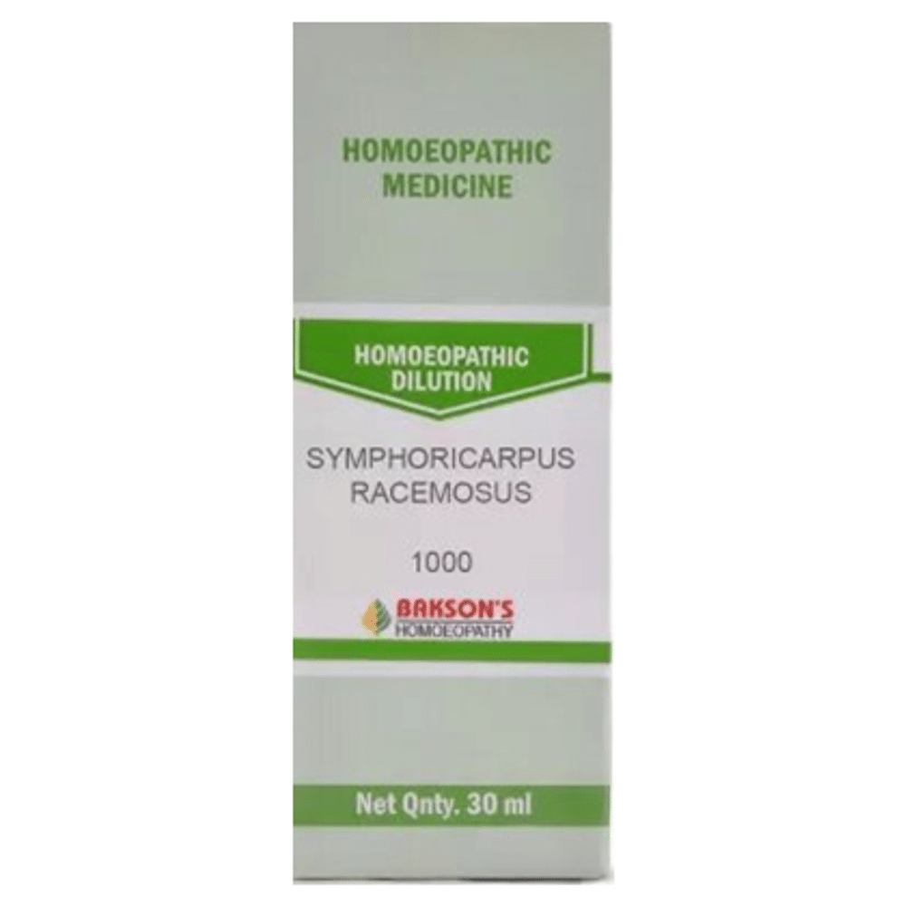 Bakson's Homeopathy Symphoricarpus Racemosus Dilution 1M Bakson's Homeopathy Symphoricarpus Racemosus Dilution 1M