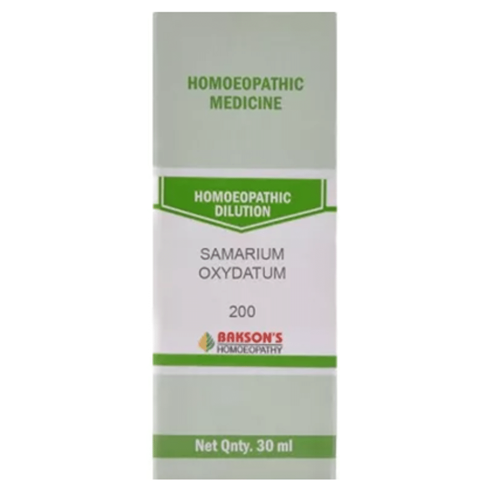 Bakson's Homeopathy Samarium Oxydatum Dilution 200 Bakson's Homeopathy Samarium Oxydatum Dilution 200