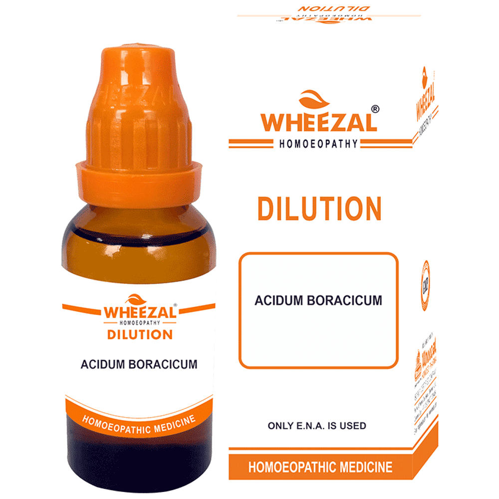 Wheezal Acidum Boracicum Dilution 10M Wheezal Acidum Boracicum Dilution 10M