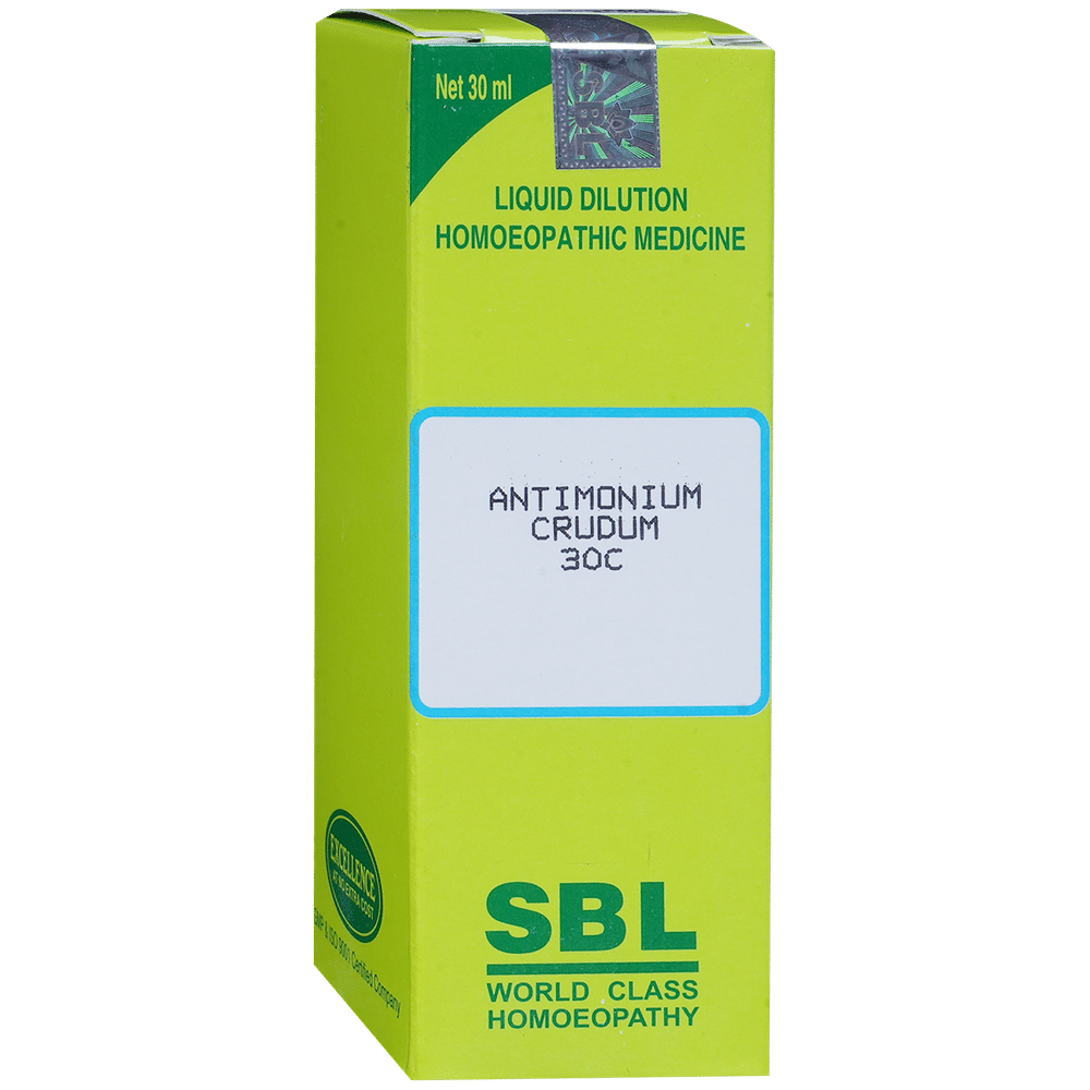 SBL Antimonium Crudum Dilution 30 CH SBL Antimonium Crudum Dilution 30 CH