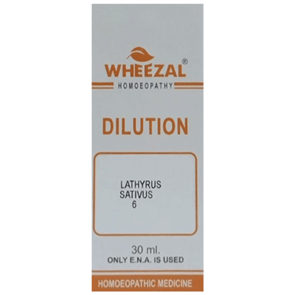 Wheezal Lathyrus Sativus Dilution 6 Wheezal Lathyrus Sativus Dilution 6