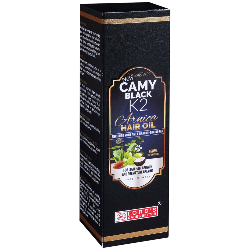 Lord's Camy Black K2 Arnica Hair Oil Lord's Camy Black K2 Arnica Hair Oil