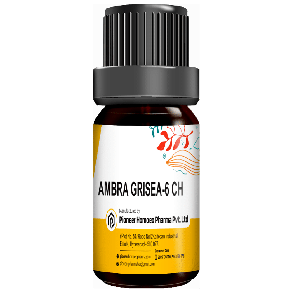 Pioneer Pharma Ambra Grisea Globules Pellets Multidose Pills 6 CH Pioneer Pharma Ambra Grisea Globules Pellets Multidose Pills 6 CH