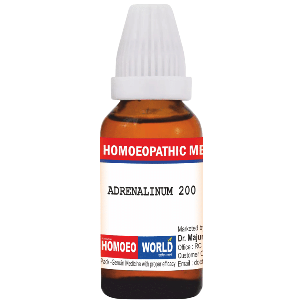 Dr. Majumder Homeo World Adrenalinum Dilution (30ml Each) 200 Dr. Majumder Homeo World Adrenalinum Dilution (30ml Each) 200