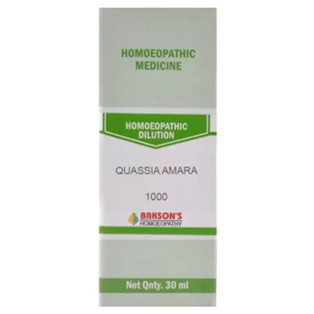 Bakson's Homeopathy Quassia Amara Dilution 1000 CH Bakson's Homeopathy Quassia Amara Dilution 1000 CH