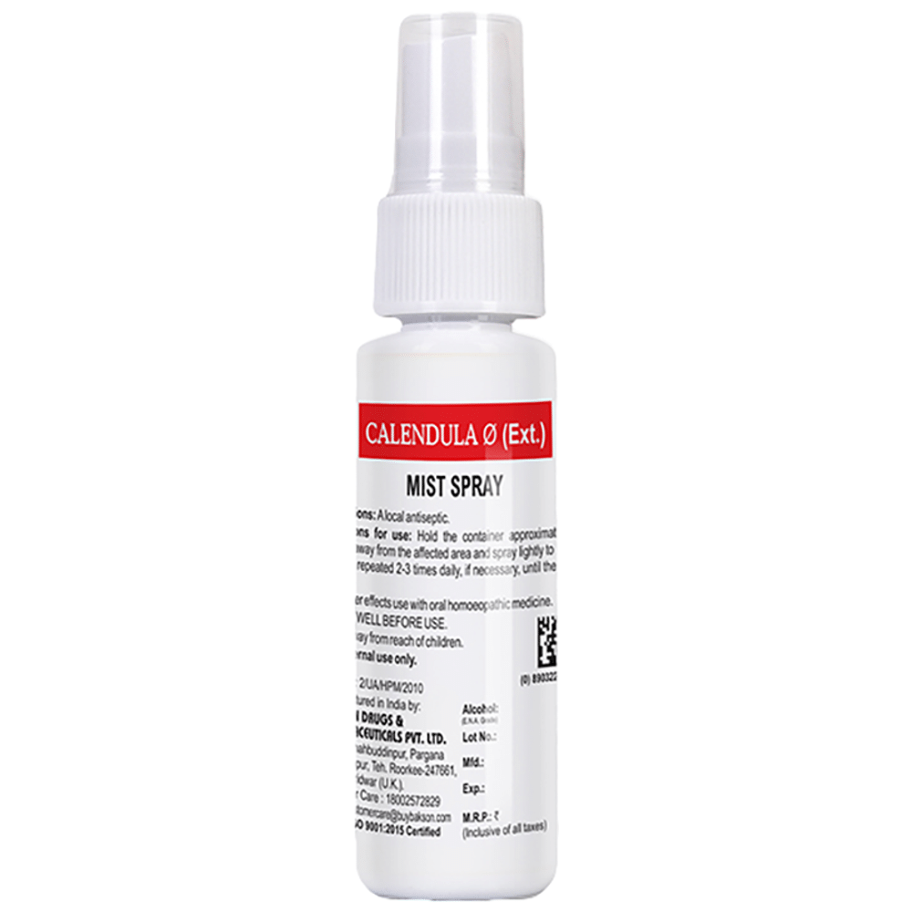 Bakson's Homeopathy Spray Calendula Mist Bakson's Homeopathy Spray Calendula Mist