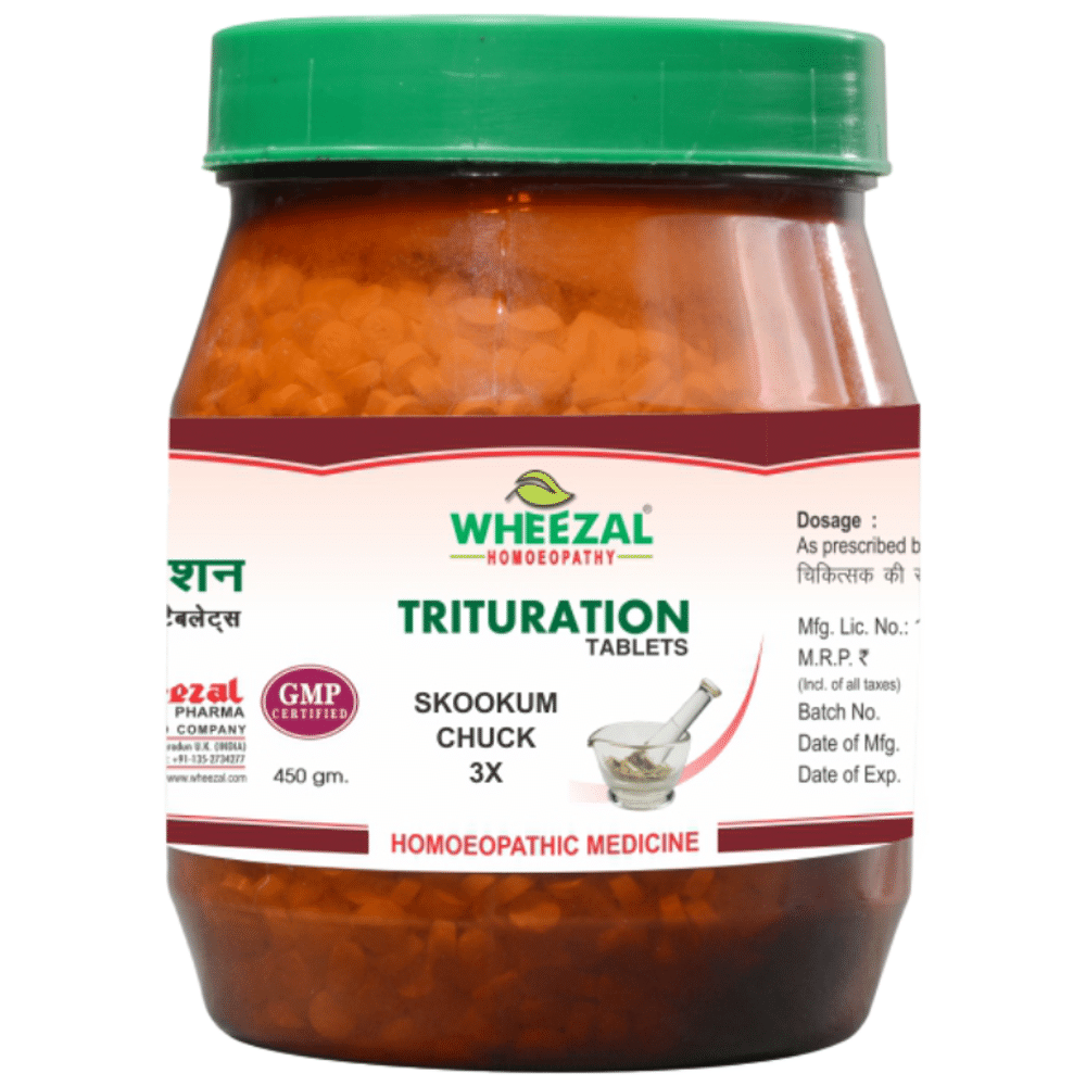 Wheezal Skookum Chuck Trituration Tablet 3X Wheezal Skookum Chuck Trituration Tablet 3X