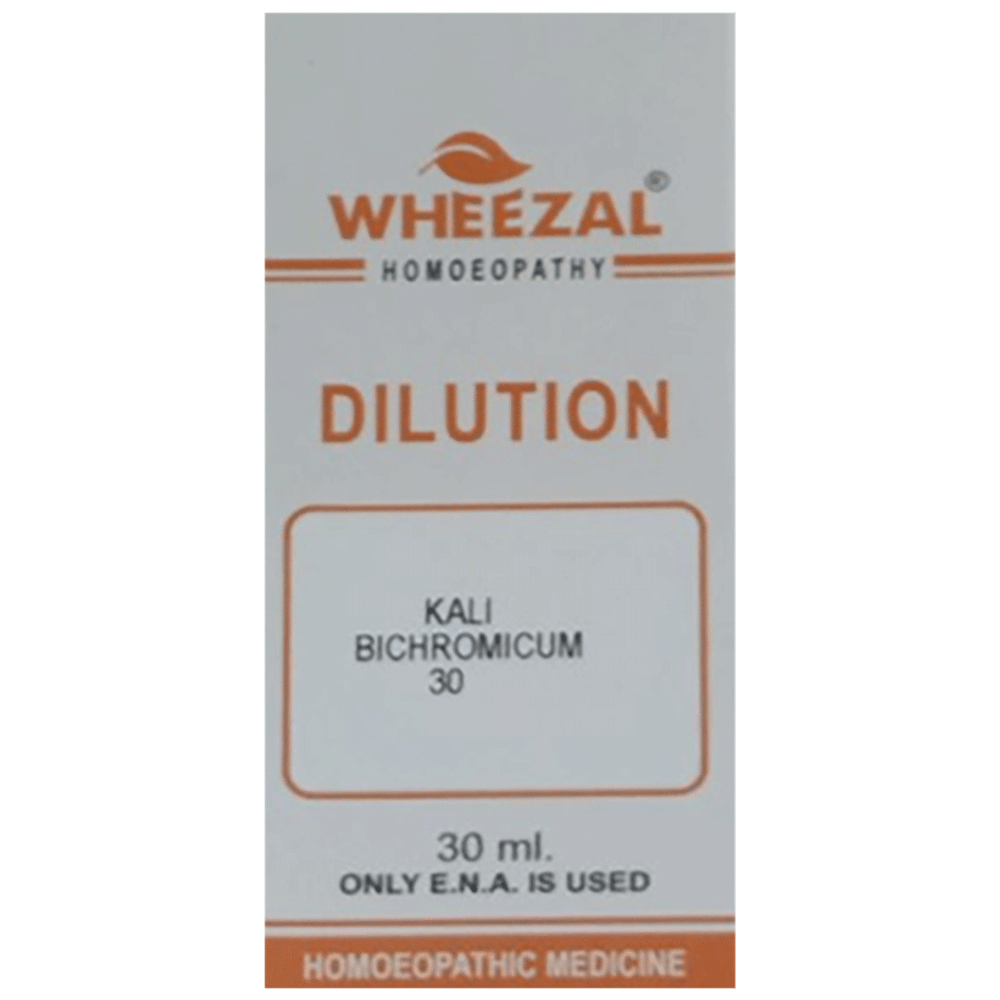 Wheezal Kali Bichromicum Dilution 30 Wheezal Kali Bichromicum Dilution 30