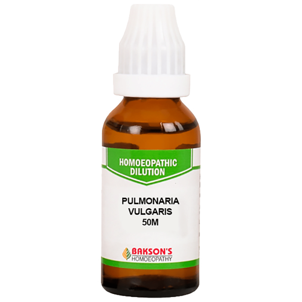 Bakson's Homeopathy Pulmonaria Vulgaris Dilution 50M Bakson's Homeopathy Pulmonaria Vulgaris Dilution 50M