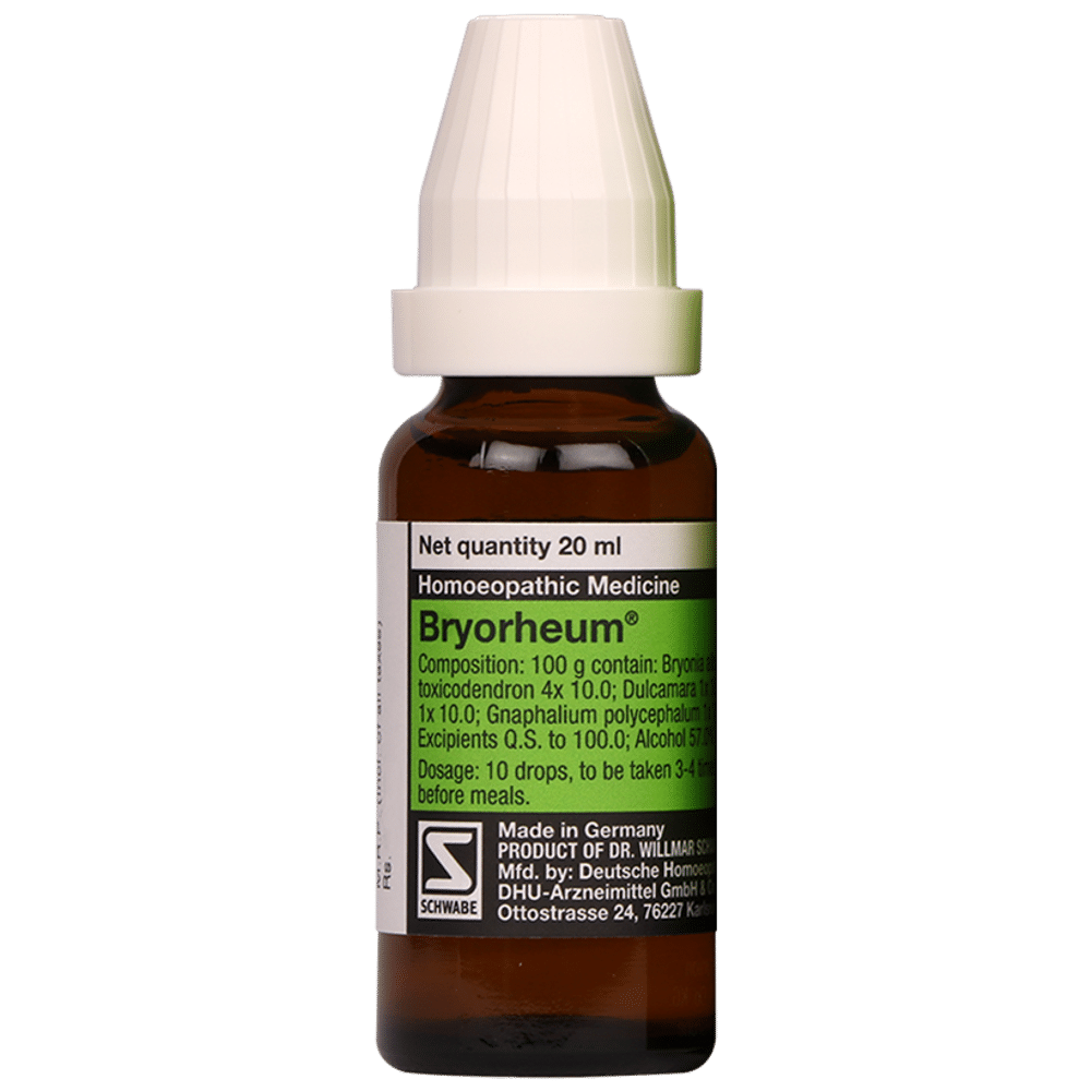 Dr Willmar Schwabe Germany Bryorheum Drop Dr Willmar Schwabe Germany Bryorheum Drop