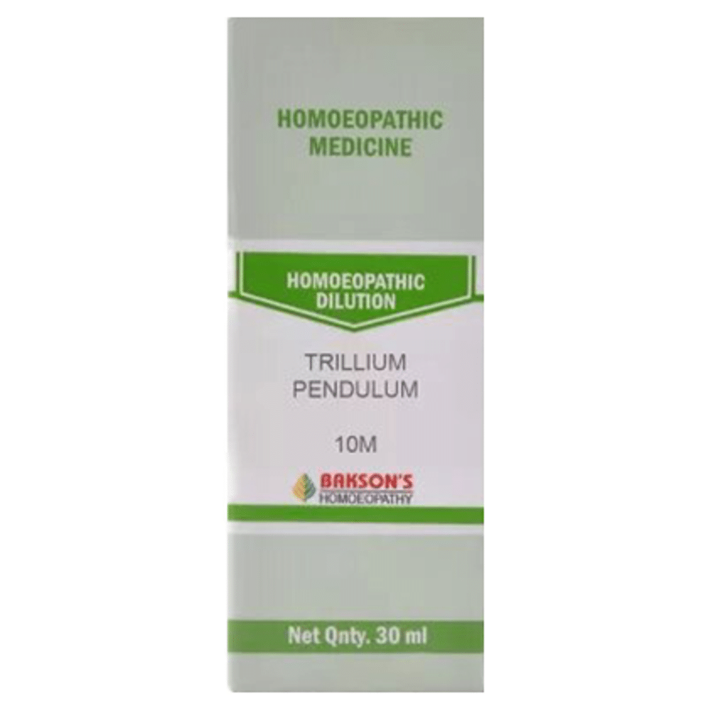 Bakson's Homeopathy Trillium Pendulum Dilution 10M Bakson's Homeopathy Trillium Pendulum Dilution 10M