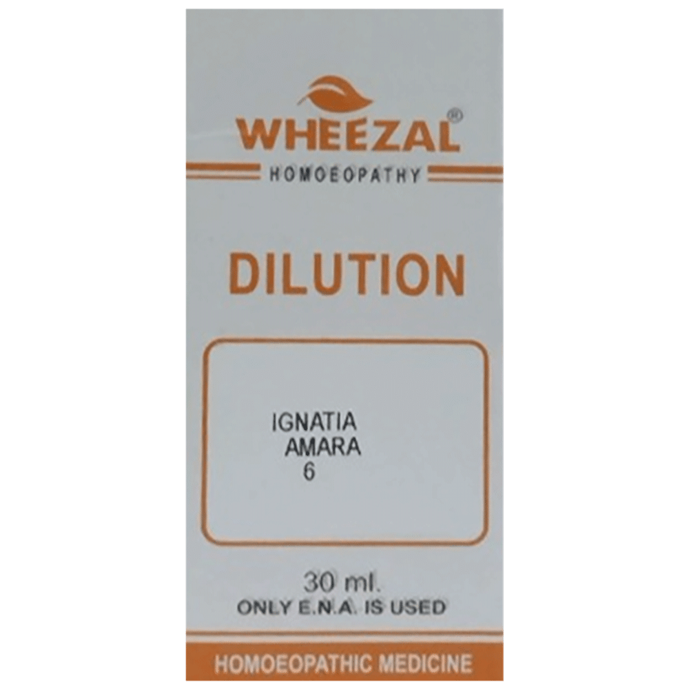 Wheezal Ignatia Amara Dilution 6 Wheezal Ignatia Amara Dilution 6