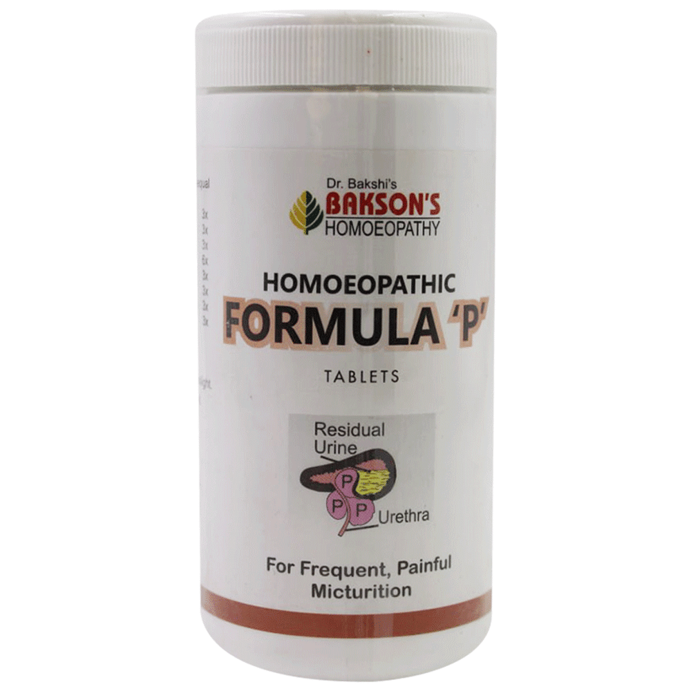 Bakson's Homeopathy Homoeopathic Formula P Tablet