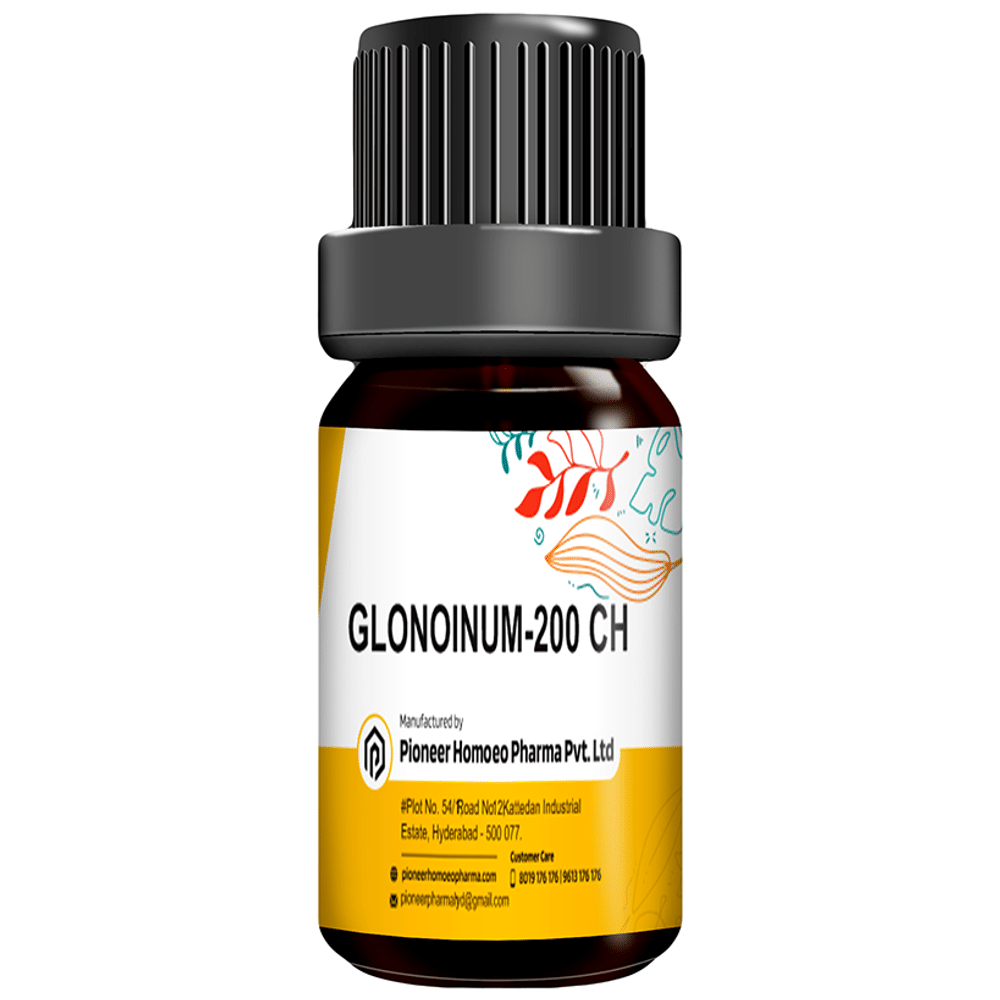 Pioneer Pharma Glonoinum Globules Pellets Multidose Pills Tablet 200 CH Pioneer Pharma Glonoinum Globules Pellets Multidose Pills Tablet 200 CH