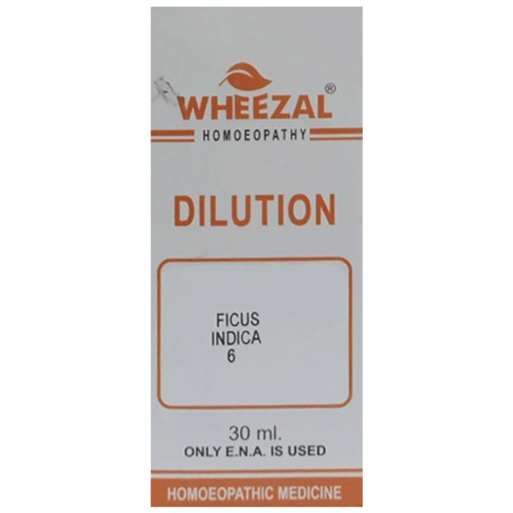 Wheezal Ficus Indica Dilution 6 Wheezal Ficus Indica Dilution 6