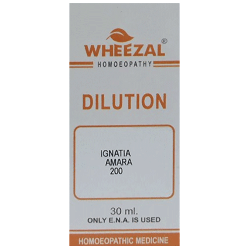 Wheezal Ignatia Amara Dilution 200 Wheezal Ignatia Amara Dilution 200