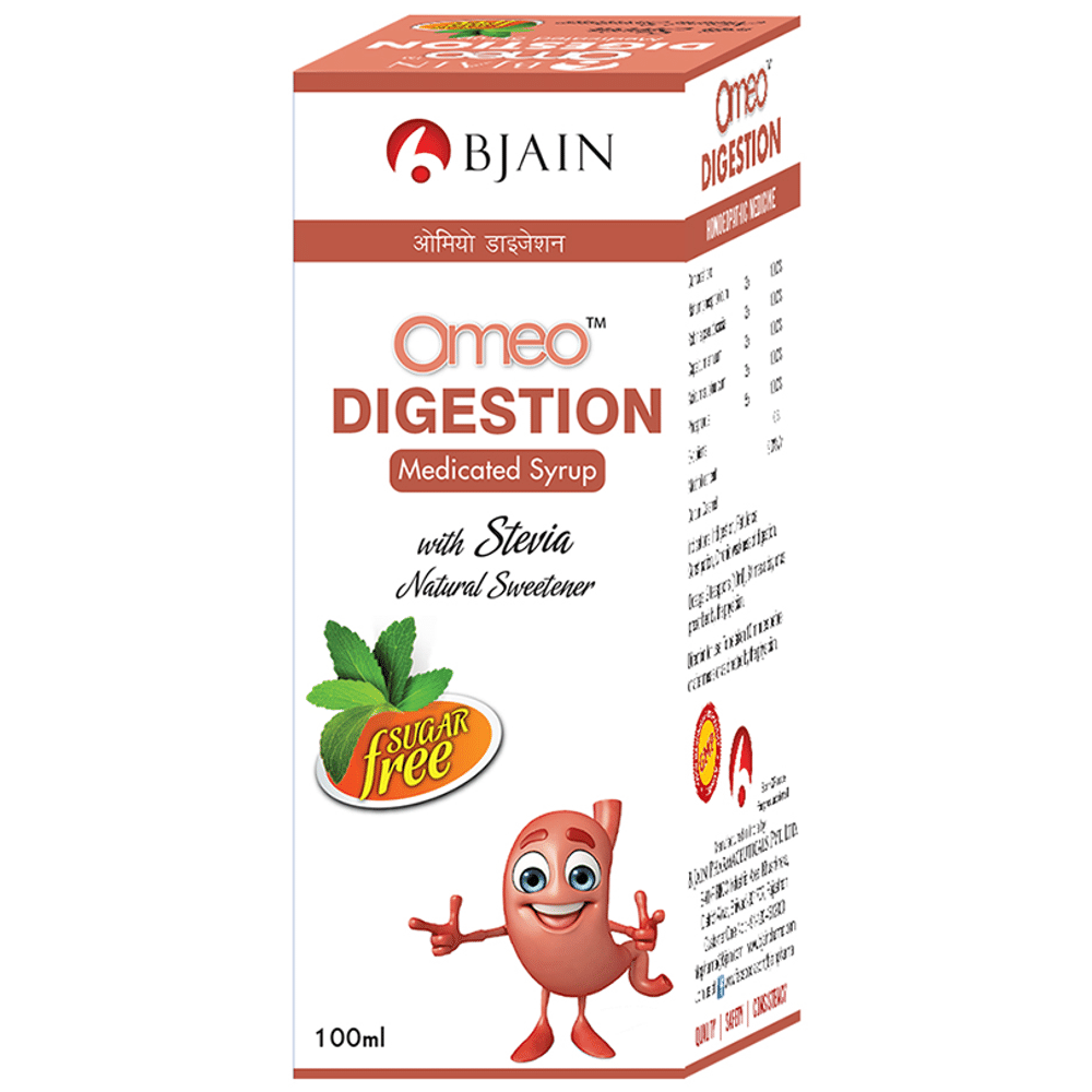 Bjain Omeo Digestion Medicated Syrup Sugar Free