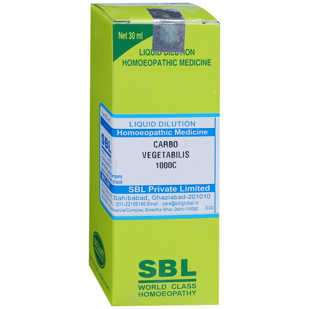 SBL Carbo Vegetabilis Dilution 1000 CH SBL Carbo Vegetabilis Dilution 1000 CH
