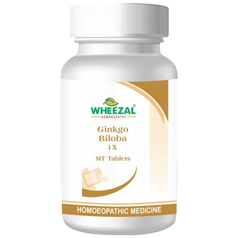 Wheezal Ginkgo Biloba 1X MT Tablet Wheezal Ginkgo Biloba 1X MT Tablet