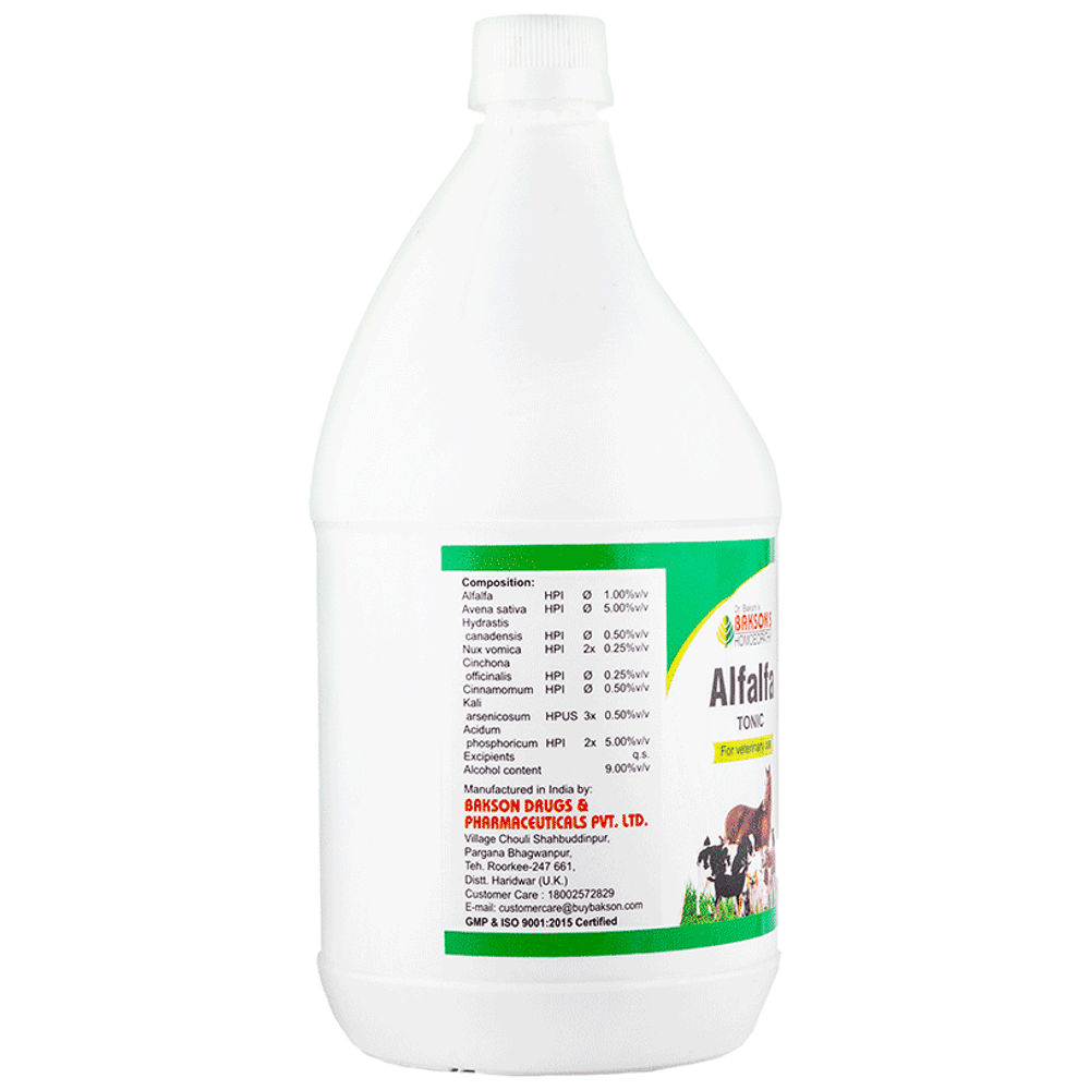 Bakson's Homeopathy Alfalfa Tonic Bakson's Homeopathy Alfalfa Tonic