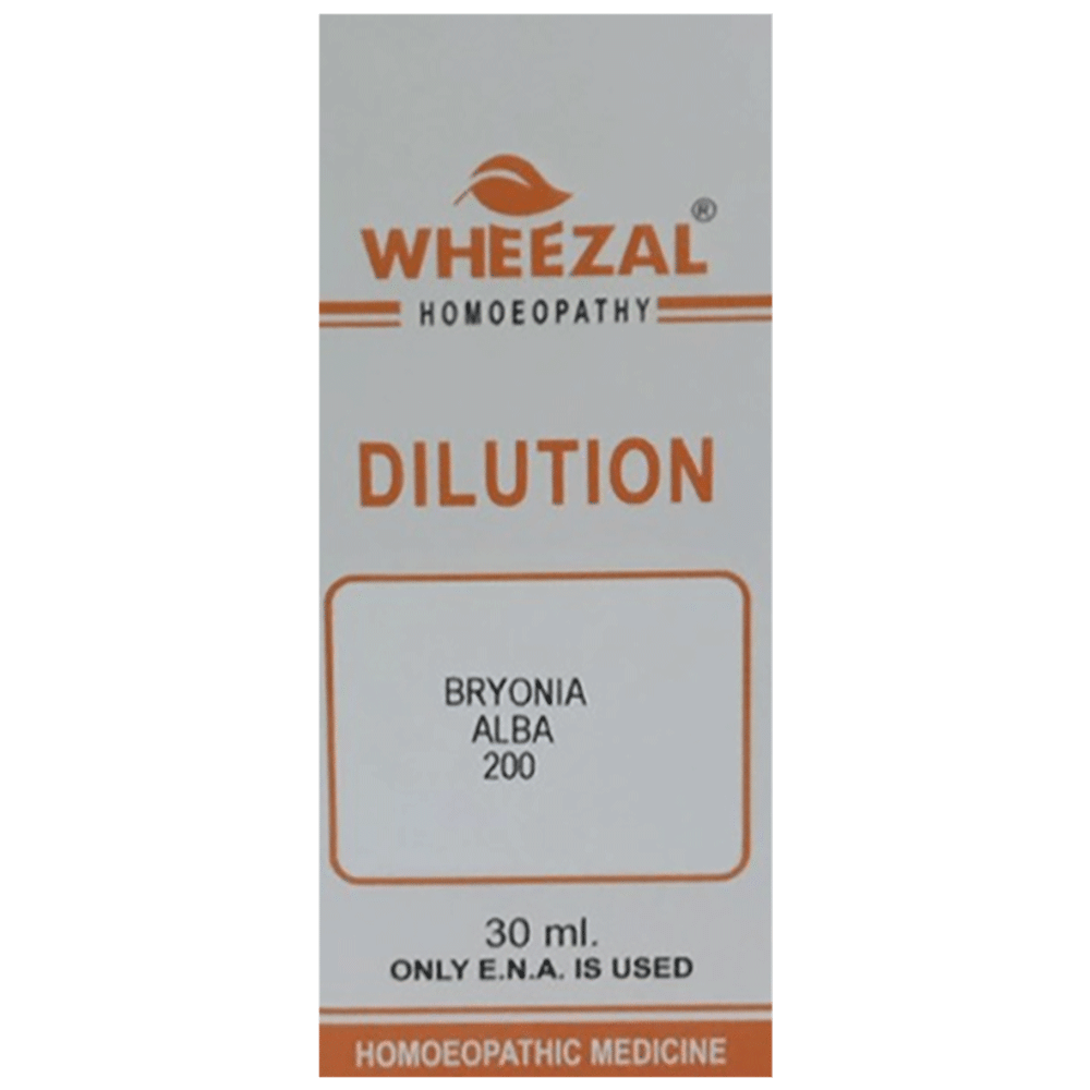 Wheezal Bryonia Alba Dilution 200 Wheezal Bryonia Alba Dilution 200